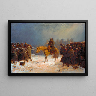 The Retreat of Napoleon in Russia by Adolph Northen