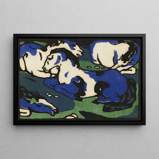 Art print | Horses at Rest - Franz Marc
