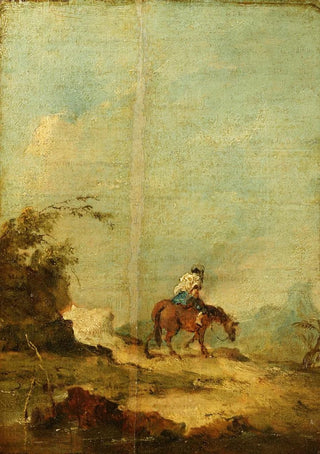 Francesco Guardi - A rider in a landscape.webp