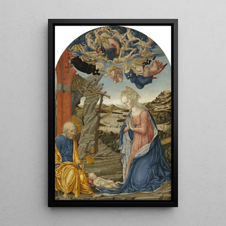 Francesco di Giorgio Martini - The Nativity with God the Father Surrounded by Angels and Cherubim.webp