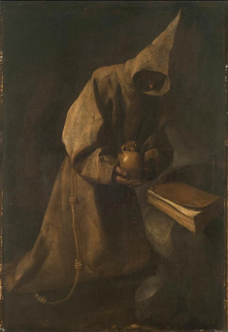 Francisco de Zurbarn - San Francisco en meditacin.webp