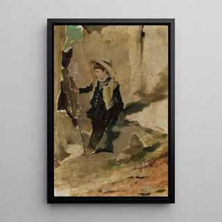 Franciszek murko - Ojcw Boy against the rocks.webp