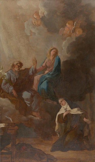 FranoisGuillaume Mnageot - The Virgin Placing St Teresa of Avila Under the Protection of St Joseph.webp