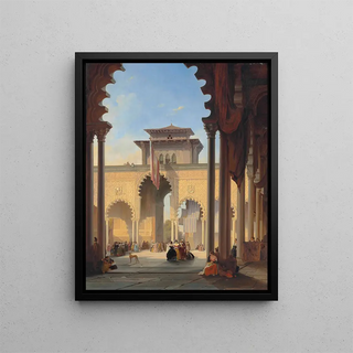 Franois Antoine Bossuet - Court Of The Lions The Alhambra Granada.webp