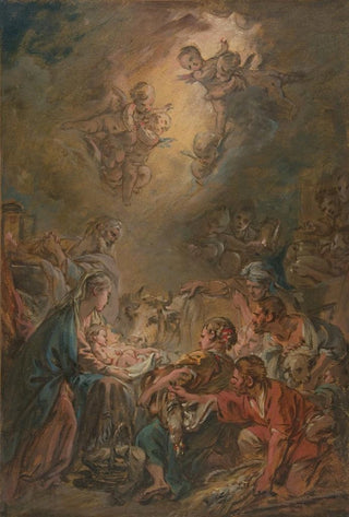 Franois Boucher - The Adoration of the Shepherds.webp