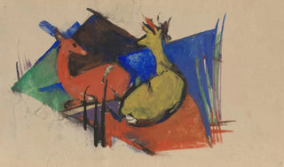 Franz Marc - Two Deer Lying Down.webp