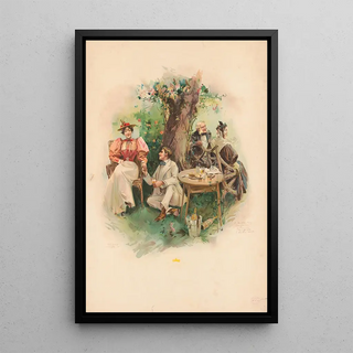 Fred Achert - A garden party.webp