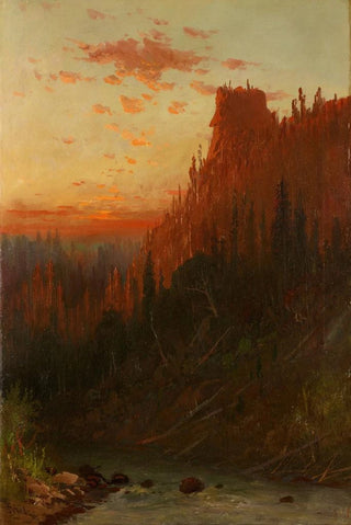 Frederick Ferdinand Schafer - Old Roscoe on the Truckee River.webp