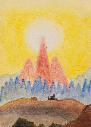 Fritz Stuckenberg - Ohne Titel Gipfelmotiv.webp