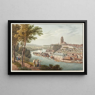 Gabriel Lory the older - Vue de la ville de Berne prise sur la route de Thoune.webp