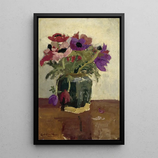 George Hendrik Breitner - Ginger Pot wit Anemones.webp