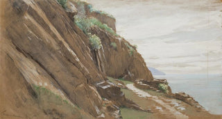 George von Hoesslin - Berghang bei Monterosso al Mare.webp