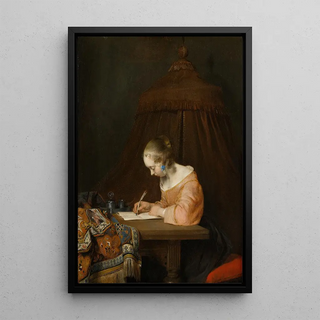 Gerard ter Borch - Woman Writing a Letter.webp