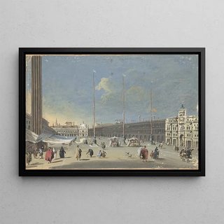 Giacomo Guardi - The Piazza San Marco towards San Giacomo.webp