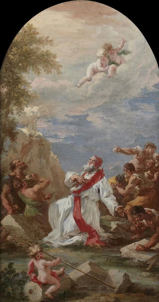 Giovanni Antonio Pellegrini - Pope Clement I Praying for Water.webp