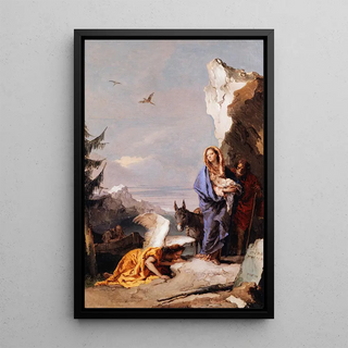 Giovanni Battista Tiepolo - The Flight into Egypt.webp