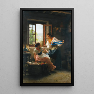 Giovanni Battista Torriglia - The Wool Winders.webp