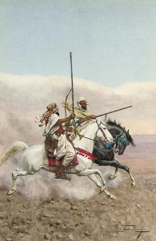 Giulio Rosati - Two Arab Horsemen.webp