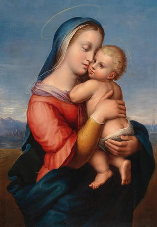 Giuseppe Mazzolini - Madonna Tempi after Raphael.webp