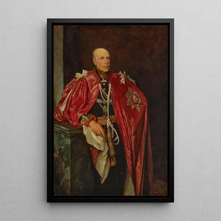 Glyn Warren Philpot - Reginald Baliol Brett 2nd Viscount Esher in the robes of the Order of the Bath.webp