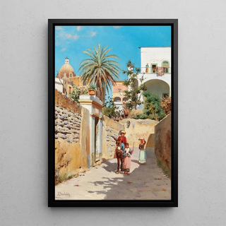 Goffredo SinibaldiPaolucci - A Summer Alley in Capri.webp