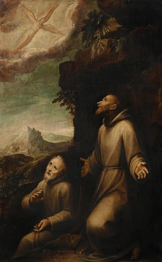 Guglielmo Caccia - Saint Francis receives the Stigmata.webp