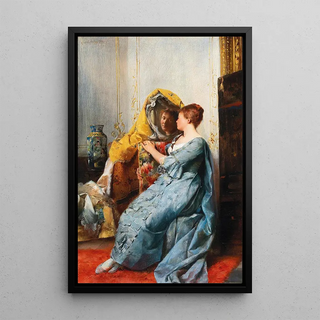 Gustav HolwegGlantschnigg - Lady in the Boudoir.webp