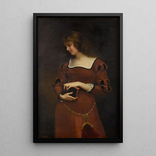 Gustave Jean Jacquet - Wistful thought.webp