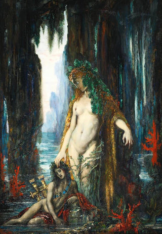 Gustave Moreau - Le Pote Et La Sirne 1893.webp