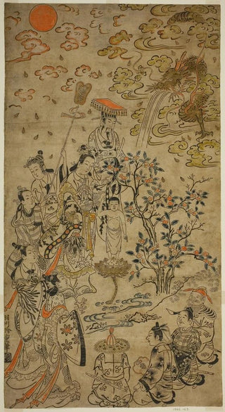 Hanegawa Chincho - Birth of the Buddha.webp
