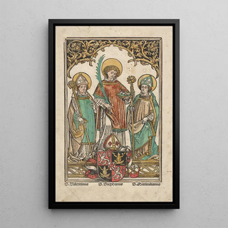 Hans Burgkmair The Elder - Saints Valentine Stephen and Maximilian the Patron Saints of Passau.webp