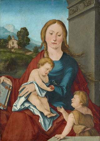 Hans Leonhard Schufelein - Virgin with Child and the Infant Saint John the Baptist.webp