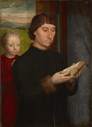 Hans Memling - Portrait of a man reading.webp