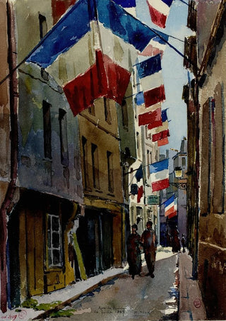 Henry Eugne Nocq - 14 juillet rue de Venise 1887.webp