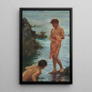 Henry Scott Tuke - Variant on A Bathing Group.webp