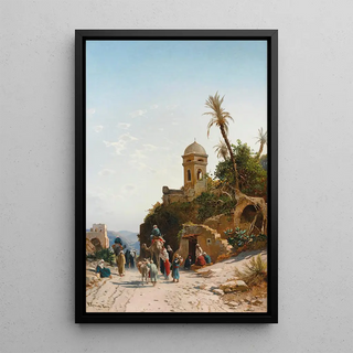 Hermann David Salomon Corrodi - On The Road To Jerusalem.webp