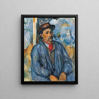 Man in a Blue Smock - Paul Cézanne