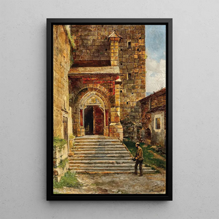 Hugo Darnaut - Aufgang zur Kirche in Eisenerz.webp