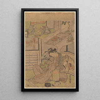 Ishikawa Toyonobu - Young Geishas Dream.webp