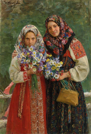 Ivan Semenovich Kulikov - Peasant girls.webp