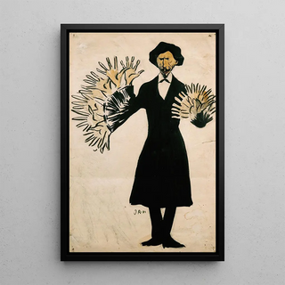 Ivar Arosenius - Ole Kruse Artist Caricature.webp