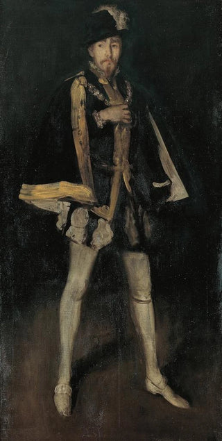 James Abbott McNeill Whistler - Arrangement in Black No 3 Sir Henry Irving as Philip II of Spain.webp