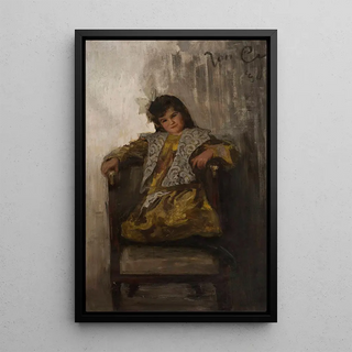 Jan Cigliski - Portrait of a girl daughter of Mrs Sachar.webp