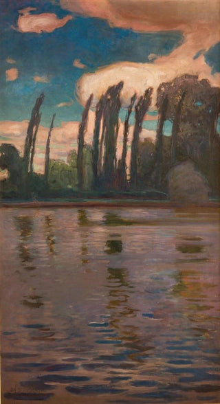 Jan Stanislawski - Poplars on the Water.webp