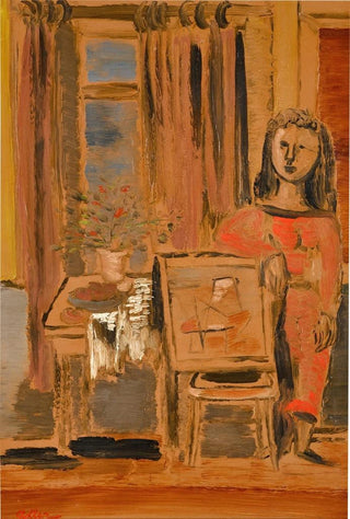 Jankel Adler - Woman in Atelier.webp