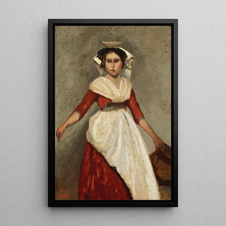 JeanBaptisteCamille Corot - Italienne debout tenant une cruche.webp