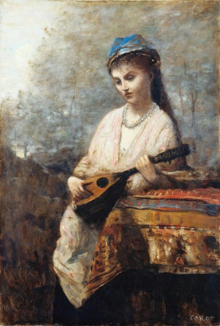 JeanBaptisteCamille Corot - Young Girl with a Mandolin.webp