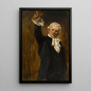 JeanPaul Laurens - La vote dacier figure dun dile parisien bras lev tenant une pe.webp