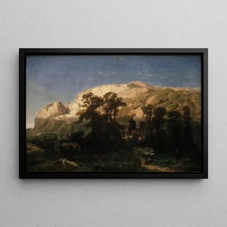 Jean Pierre Franois Lamorinire - Rocky Landscape in MarchelesDames.webp