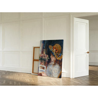 Jeune Fille lisant - Pierre-Auguste Renoir | Reproduction Tableau Décoration murale affiche copie